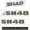 volkswagen Shad SH48 Stickers Bauletti per moto