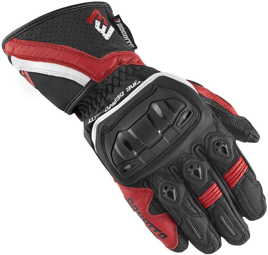 Guanti moto volkswagen Bogotto Losail black/white/red