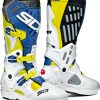 volkswagen Sidi Atojo SRSNeon Yellow/White/Blue Stivali moto