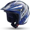 volkswagen Nau N400 Overall Trial Open Face Helmet Blue Caschi moto