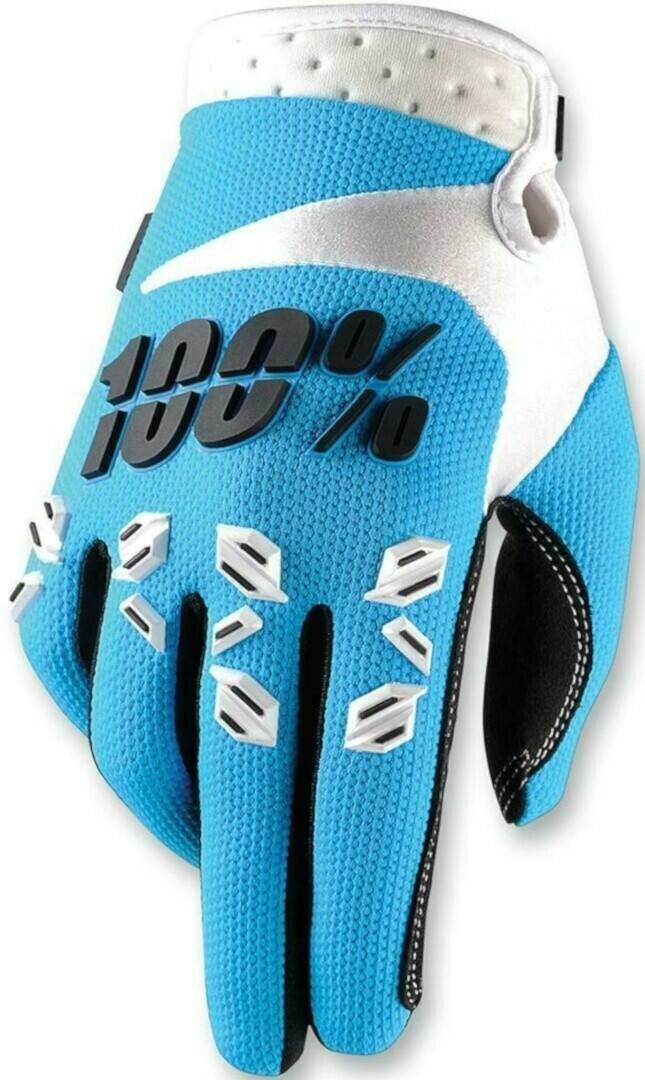 Guanti moto volkswagen 100% Airmatic Motocross Gloves white/blue