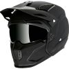 Caschi moto volkswagen MT Helmets Streetfighter Sv Solid Convertible Helmet Black