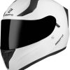 volkswagen Bogotto H128 Solid white Caschi moto