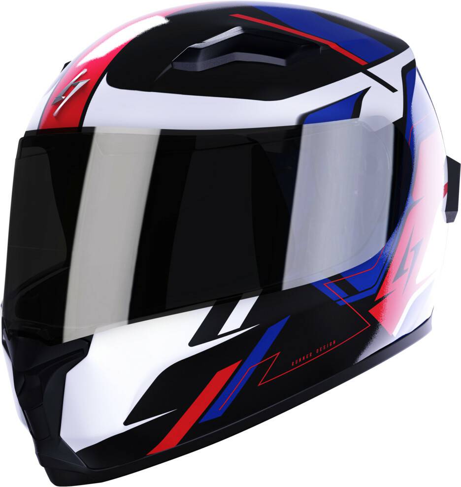 volkswagen Stormer Wise Full Face Helmetrunner blue/red/white pearly Stormer Wise Full Face Helmet