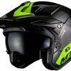 volkswagen MT Helmets District Sv Summit Open Face Helmet Green/Black Caschi moto