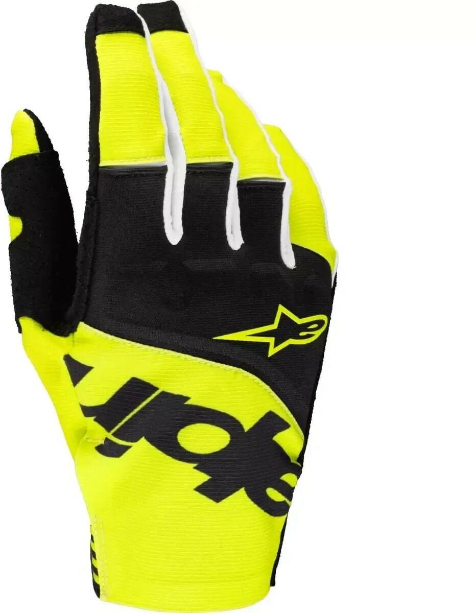 Guanti moto volkswagen Alpinestars 2023 Techstar Glovesblack/neon yellow