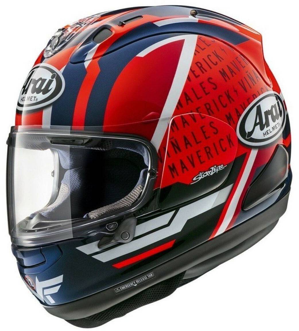 volkswagen Arai RX-7V EvoMaverick red/blue Arai RX-7V Evo