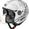 Caschi moto volkswagen SMK Cooper Essence Open Face Helmet White